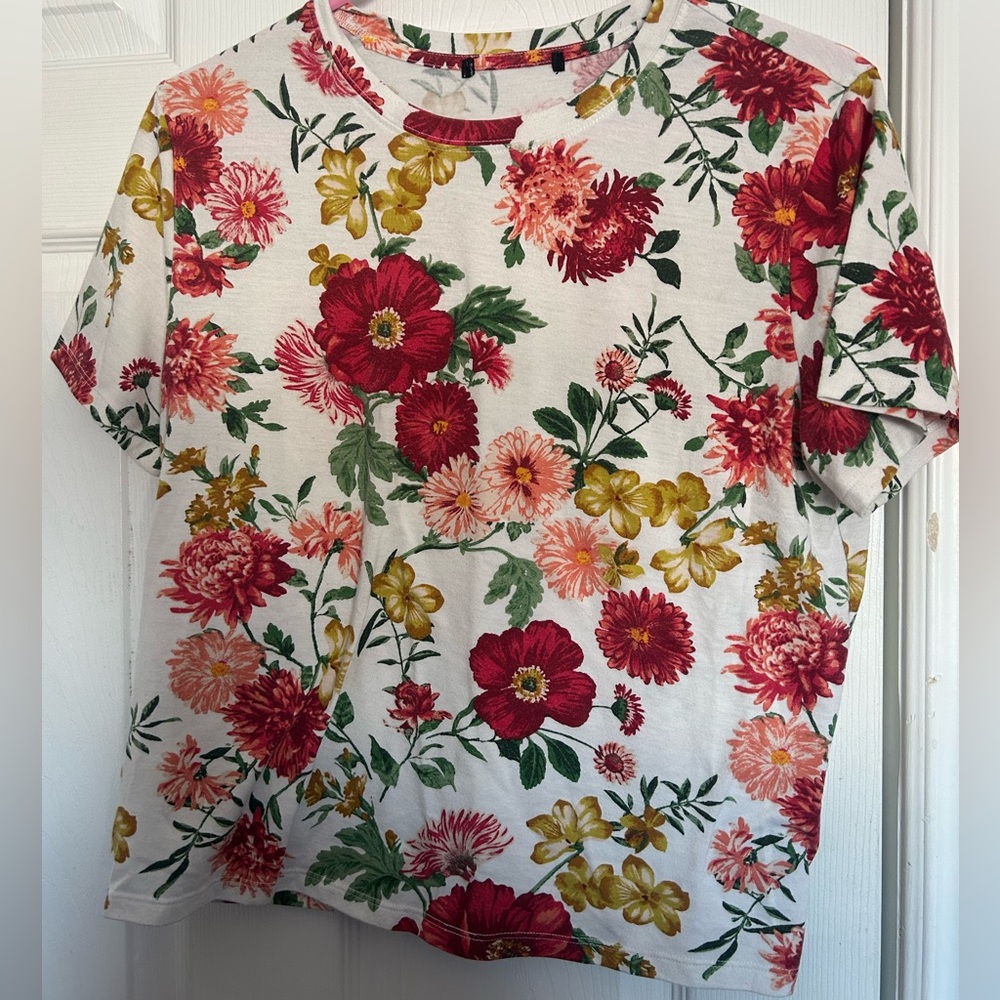 H&M Floral Crop Top